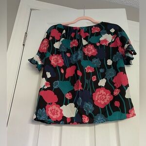 Kate Spade Floral Blouse and Matching Headband Bundle